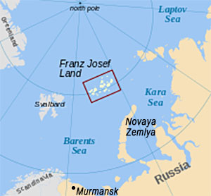 Visit Franz Josef Land as part of our Arctic cruises - Arctic Russia.